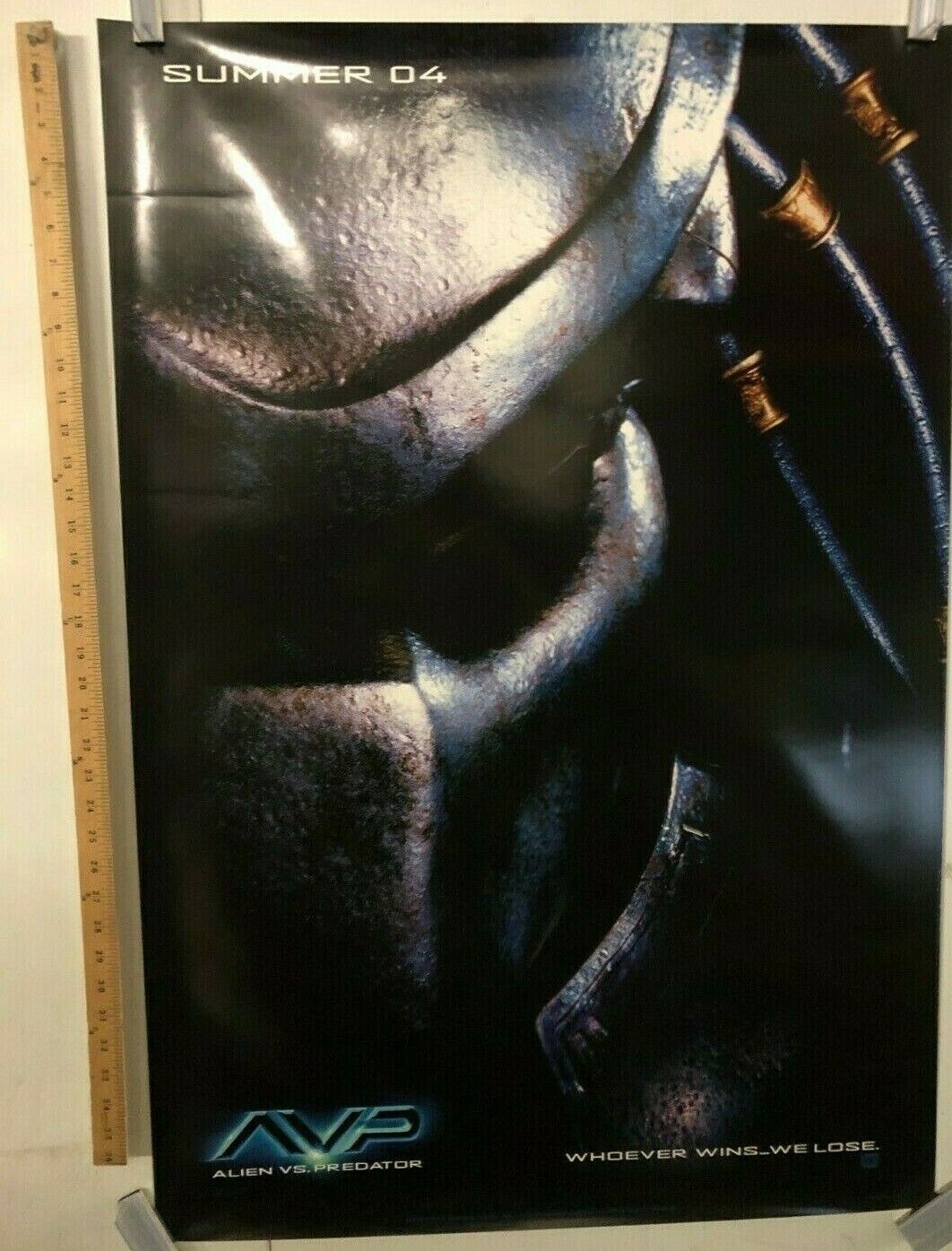 Alien Vs. Predator Original Movie Theater Promo Poster 2004 AVP One Sheet 27x40