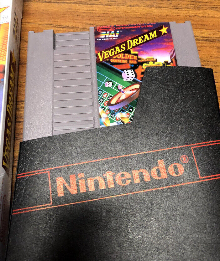 "Vegas Dream" Nintendo Entertainment System (NES) - 1989 CIB Inserts HAL