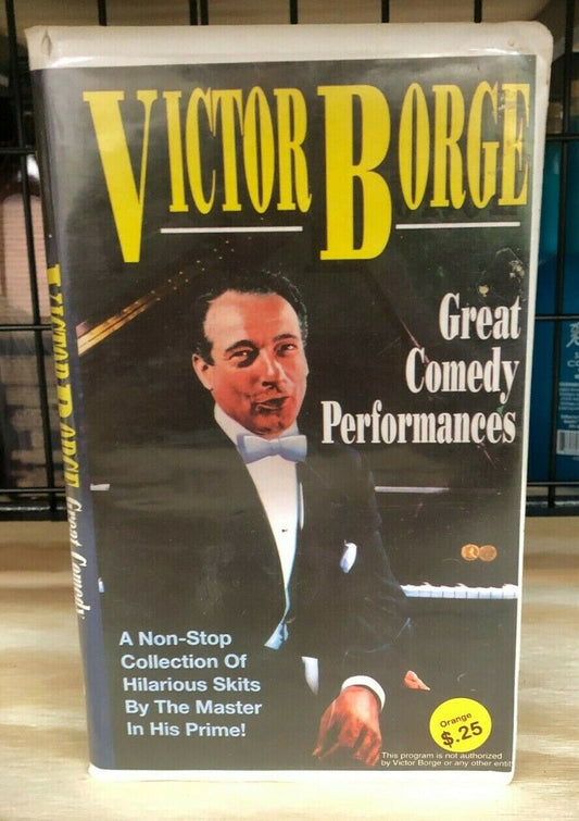 1992 Goodtimes Home Video VHS Victor Borge "Great Comedy Performances" B&W