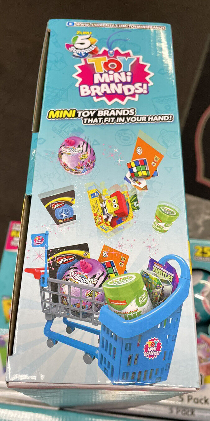  5 Packs - 5 Surprise Toy Mini Brands Ball By Zuru - New 25 Minis