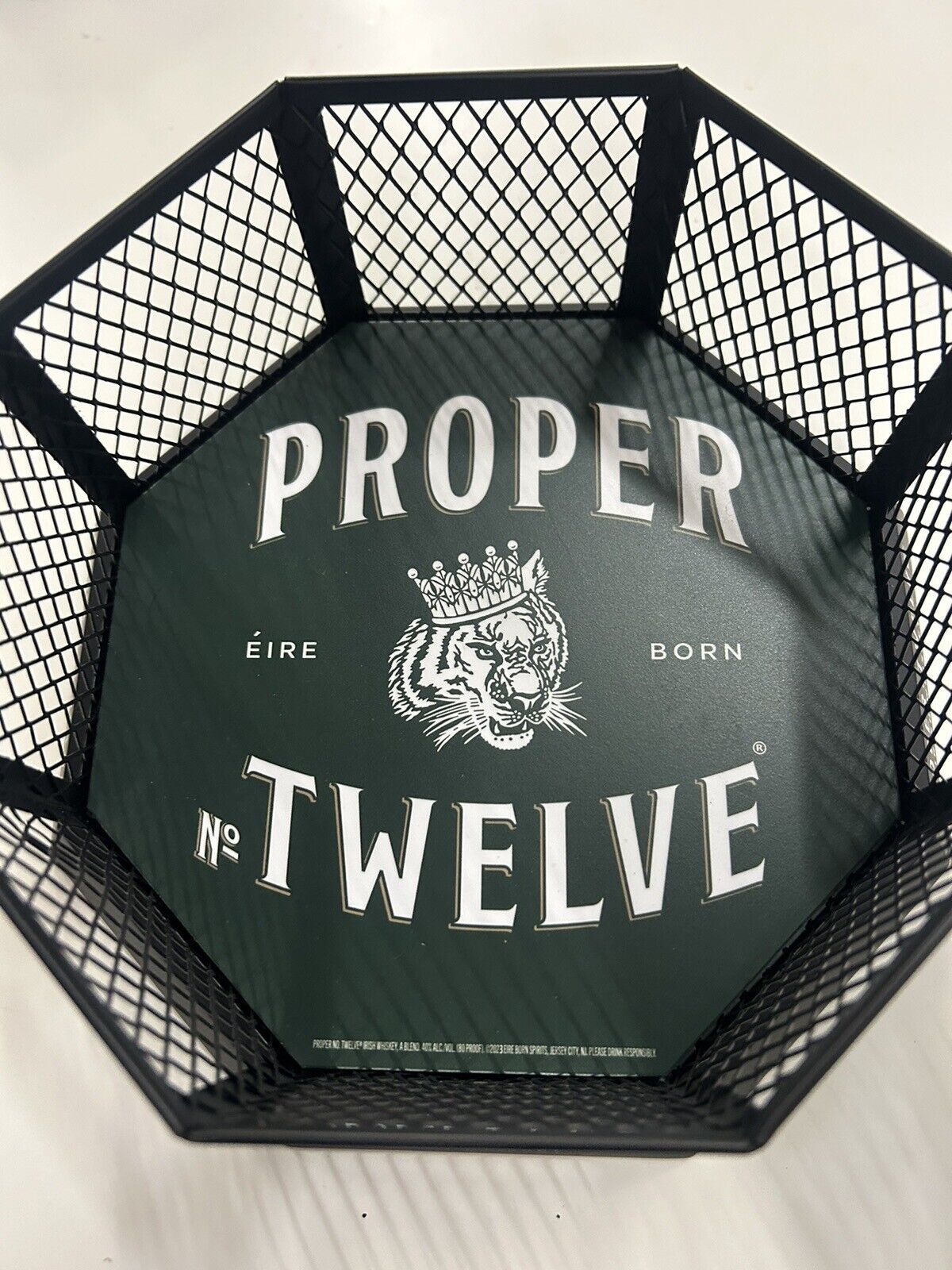 Collectible Proper Twelve Irish Whiskey Shooter Tray Shot MMA UFC Fighting Ring