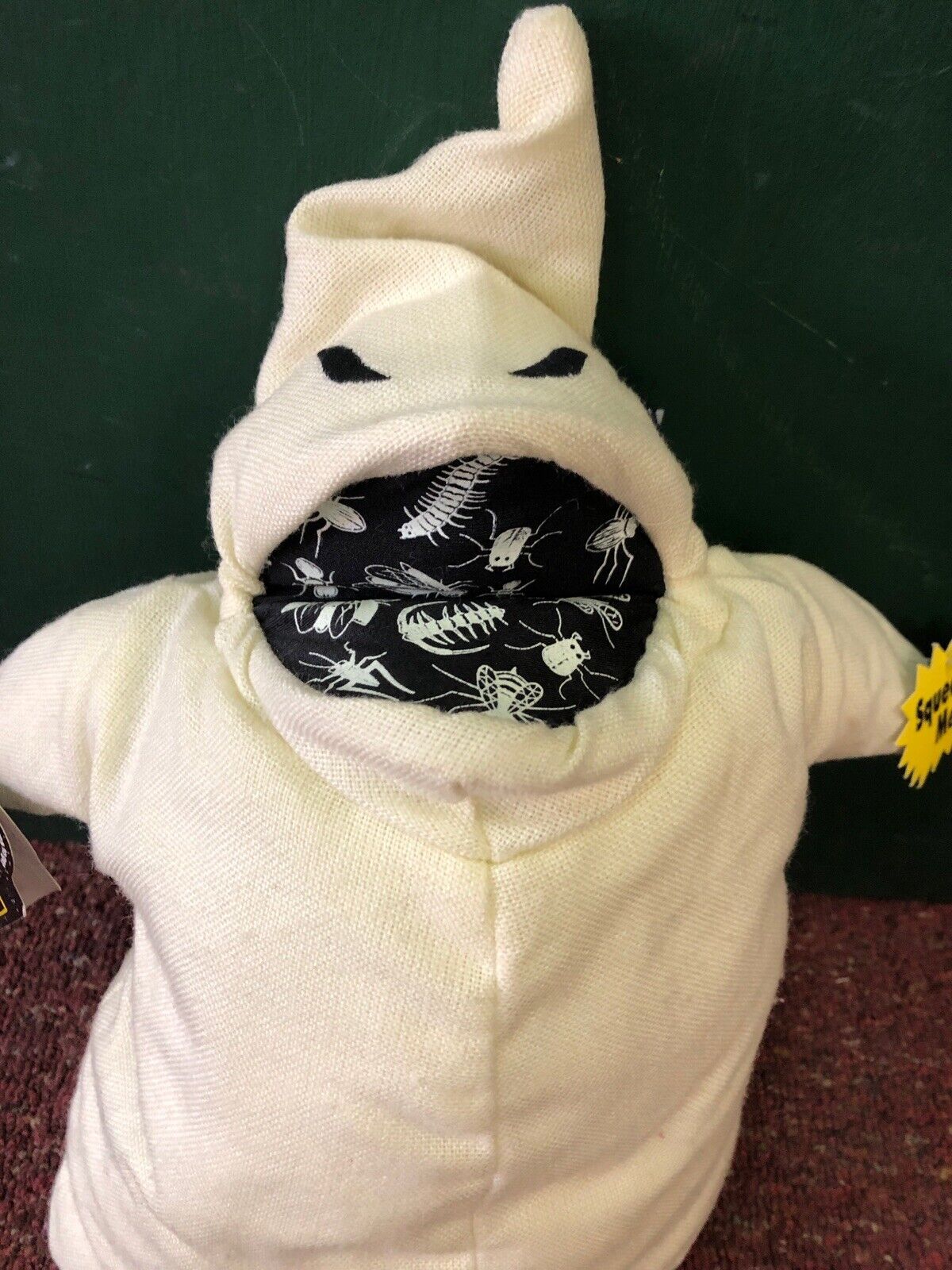 1994 Disney Nightmare Before Christmas Plush OOGIE BOOGIE Glow In The Dark Bugs