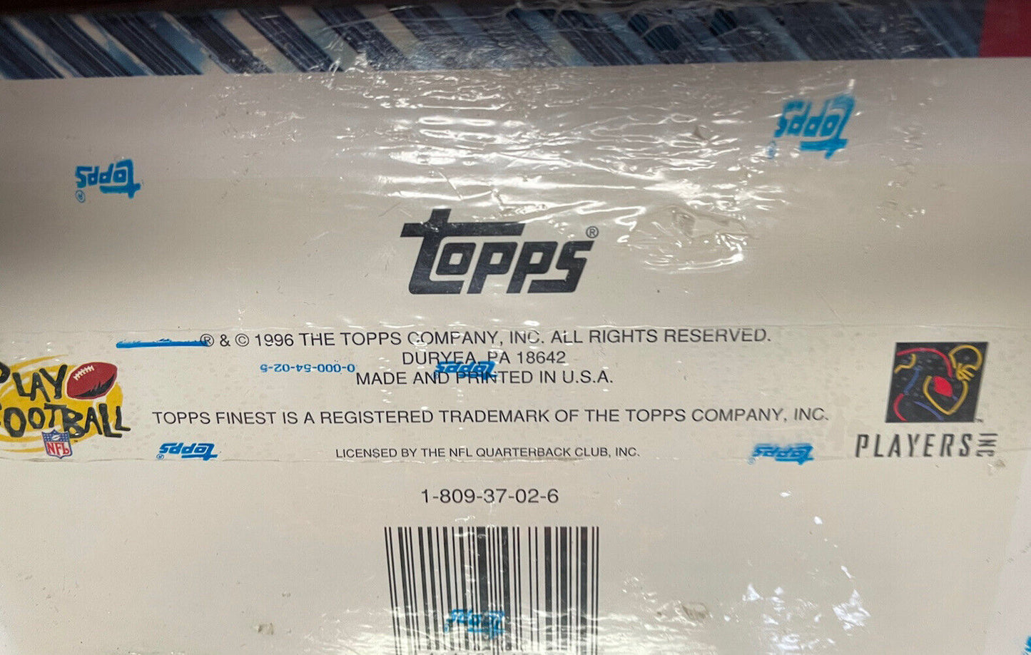 1996 Topps Finest Football Factory Sealed Hobby Box Series 2 - Only One LEFT