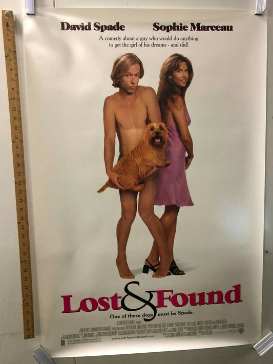 "Lost And Found" Original Movie Theater Promo Poster David Spade 1999 Comedy