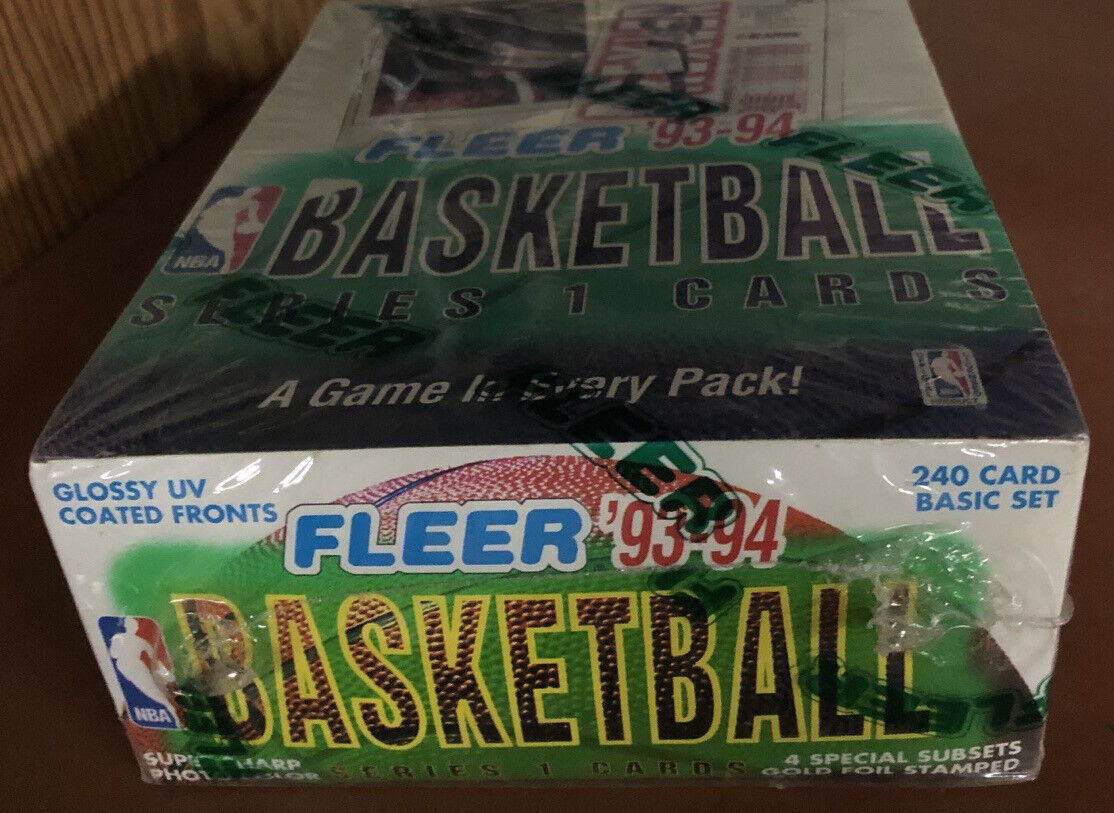 1993-94 FLEER Basketball Series 1 Factory Sealed Box ~ MICHAEL JORDAN!