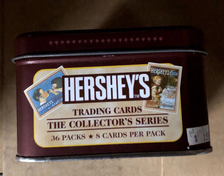 1995 Dart Hersheys Trading Cards The collector's Series Tin Can