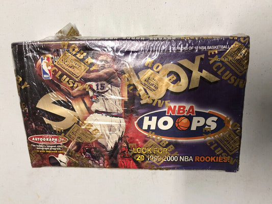 1999-00 SKYBOX NBA HOOPS FACTORY SEALED HOBBY BOX ULTRA RARE Anthony Carter RC