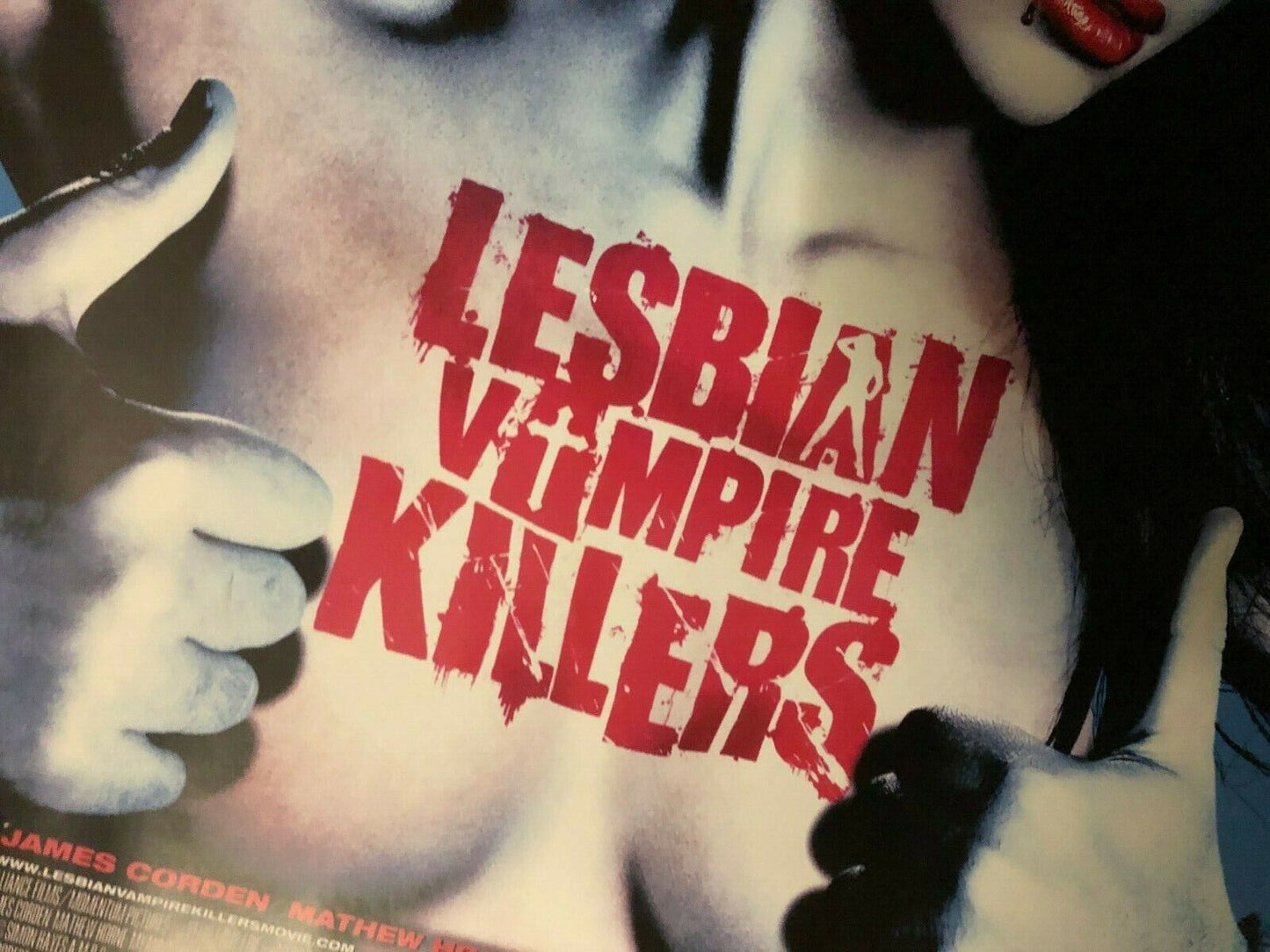 "Lesbian Vampire Killers" Original Movie Promo Poster 2009 British Quad 30X40