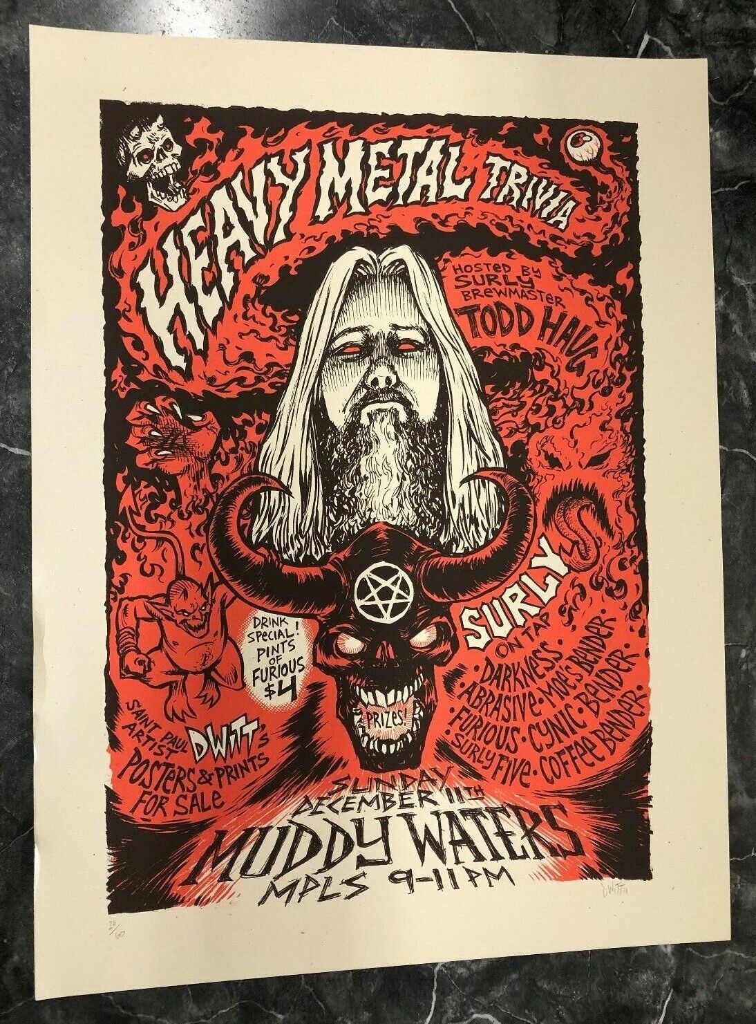 Dwitt - 2014 - Heavy Metal Trivia Sunday December 11th @ Muddy Waters MPLS