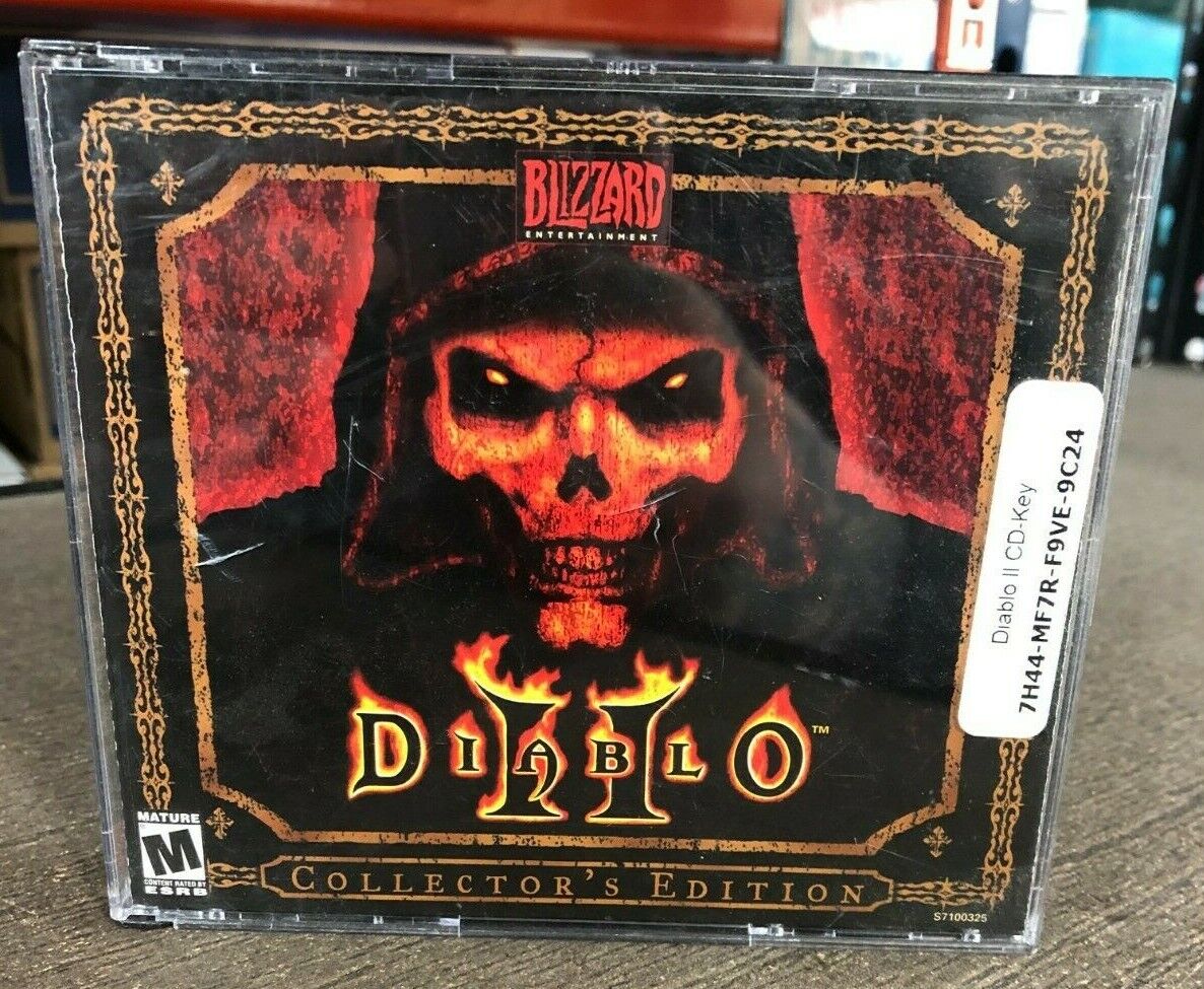 Blizzard Entertainment "Diablo 2" Collector's Edition 2000 Set Vintage Videogame