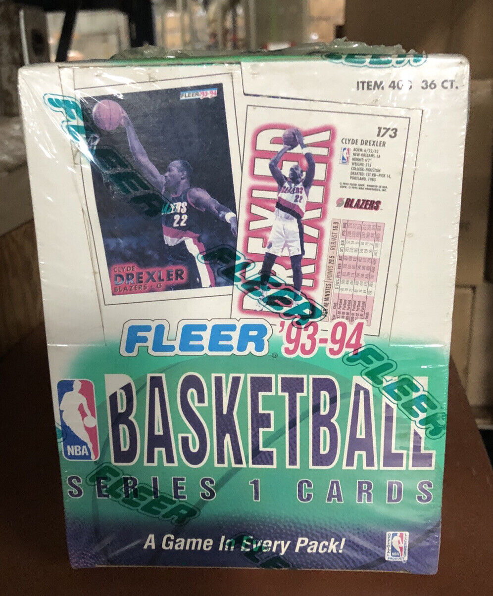 1993-94 FLEER Basketball Series 1 Factory Sealed Box ~ MICHAEL JORDAN!