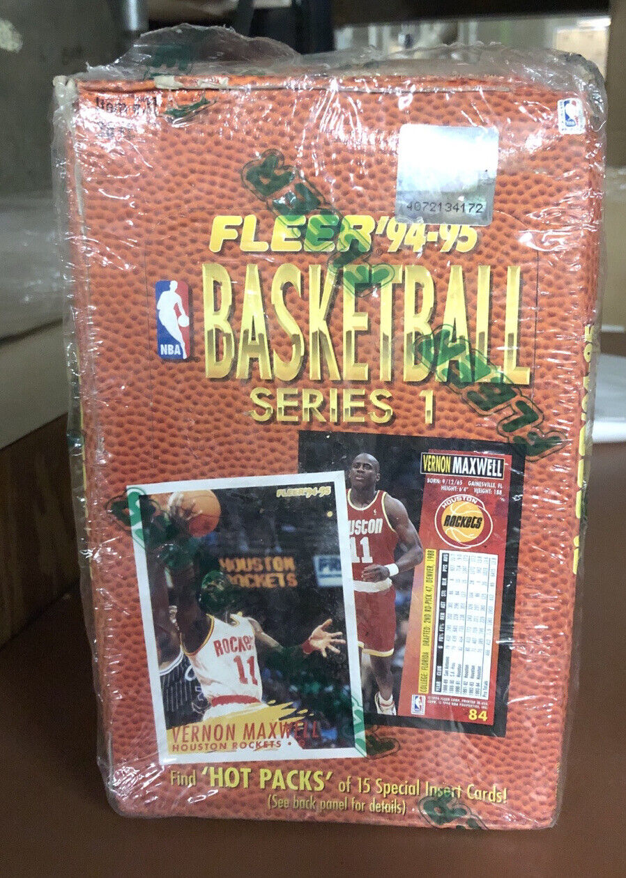 1994-95 Fleer Basketball Series 1 Box Factory Sealed Hobby Hot Packs RARE VTG