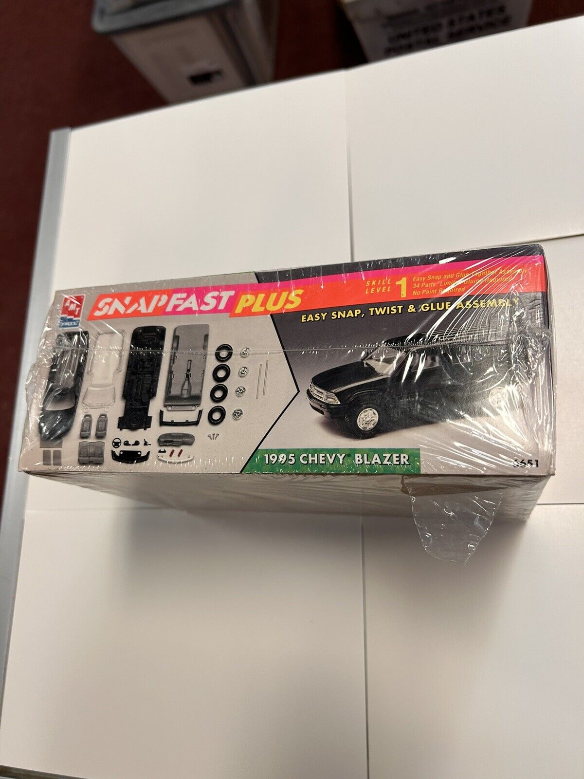 1995 95 SNAPFAST PLUS CHEVY BLAZER AMT/ERTL 1:25 SCALE SEALED PLASTIC MODEL KIT