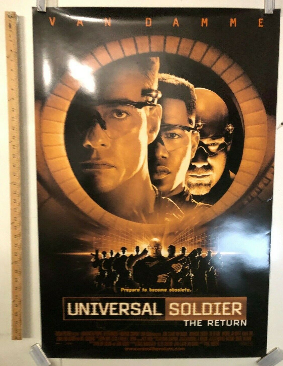 "Universal Soldier: The Return" Original Movie Theater Promo Poster 1999 Action