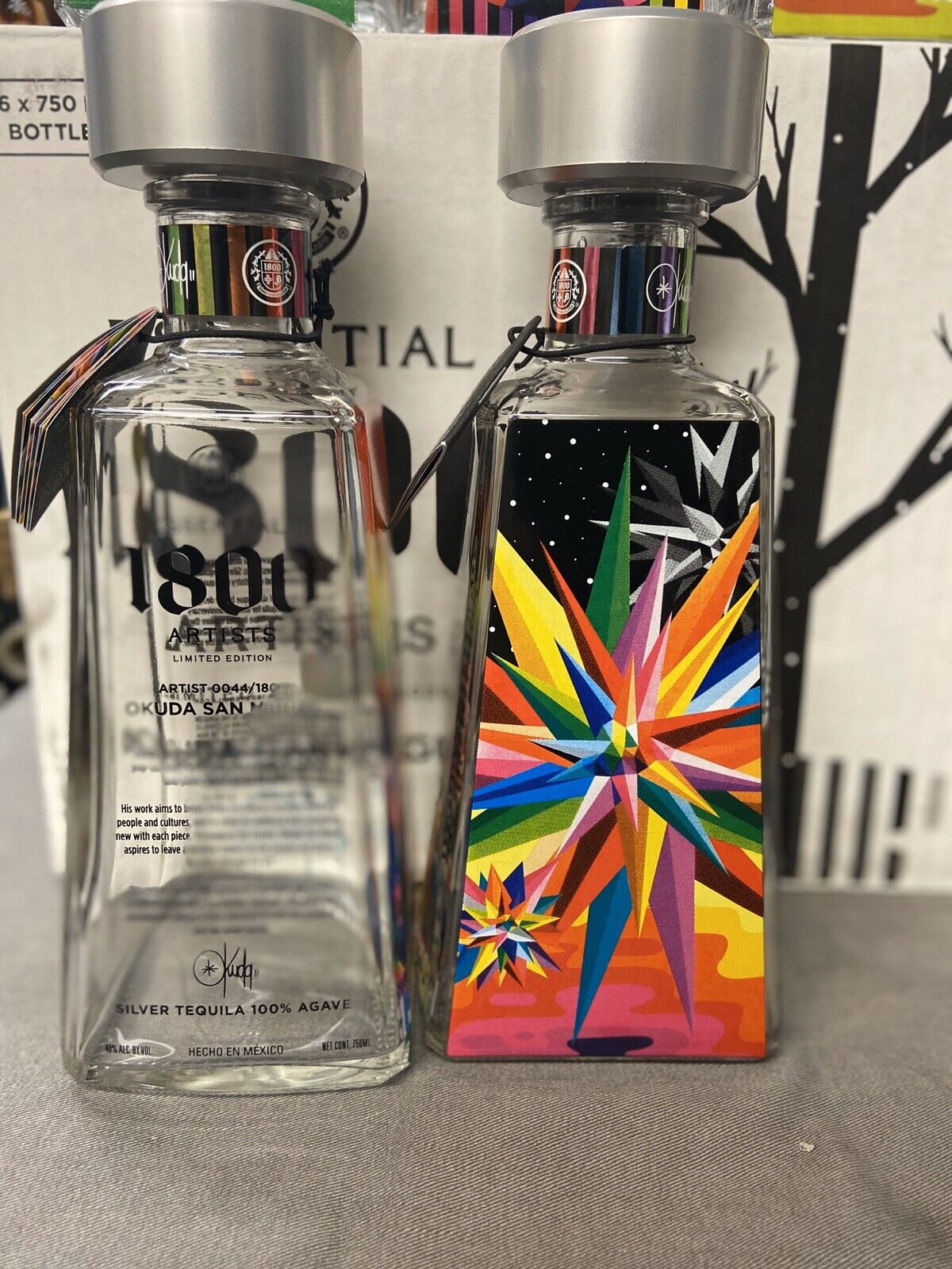 1800 Tequila Essential Artist Series OKUDA SAN MIGUEL Shepard Fairey Kaos Stars