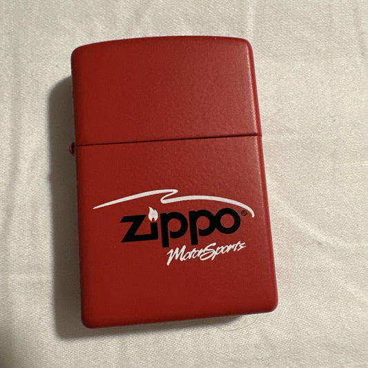 Zippo 2005 - Motor sports Red Unstruck WINDPROOF Lighter