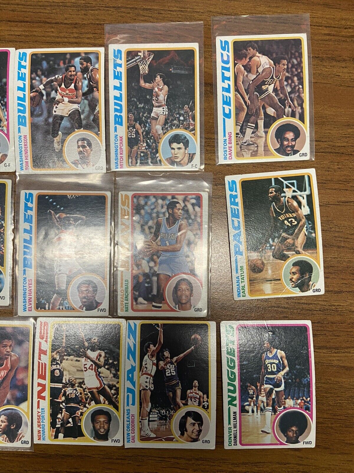 1978-1979 Topps Basketball  NBA Cards Lot 31 George Gervin Moses Malone Lanier