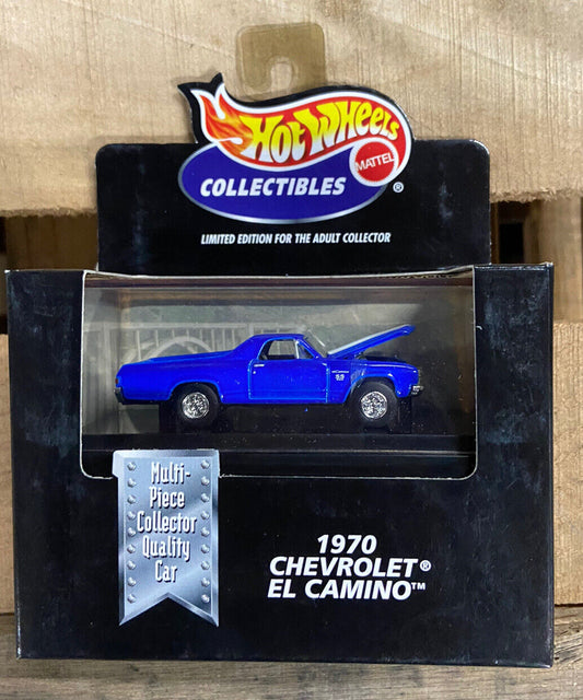 1970 CHEVROLET EL CAMINO SS 454, Blue w/ White, Hot Wheels 1:64, NEW in Box!