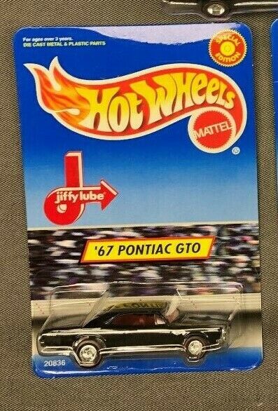 1 or 5x HOT WHEELS ‘67 PONTIAC GTO RR TIRES  JIFFY EDITION NIP MINT