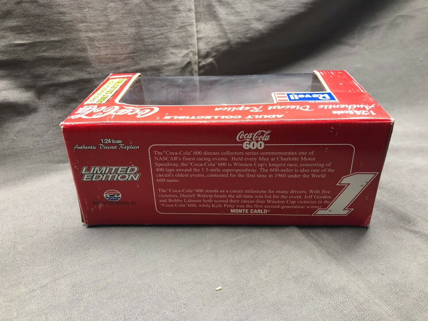 1997 Revell 1:24 Scale Diecast NASCAR Coca Cola Coke 600 Chevy Monte Carlo #1