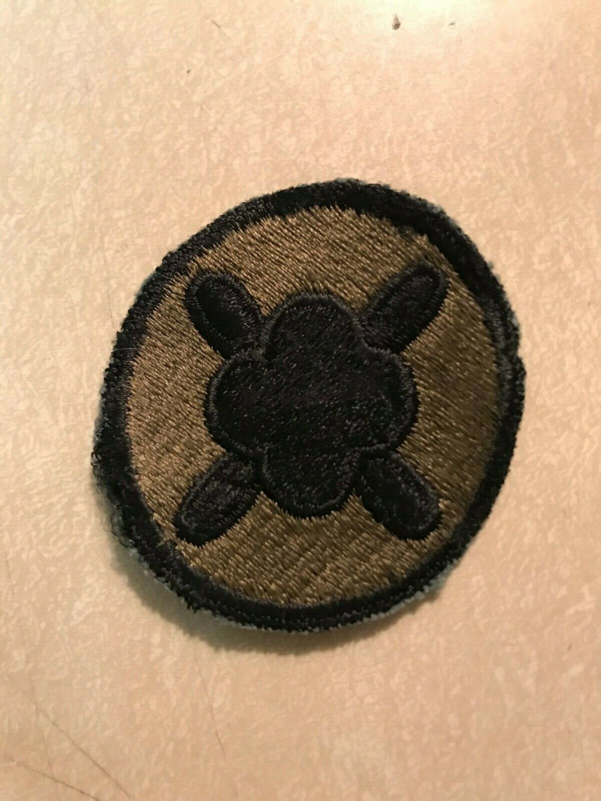 Vintage U.S. ARMY Dark Green 1970's Patch Military Veteran Symbol Embroidery
