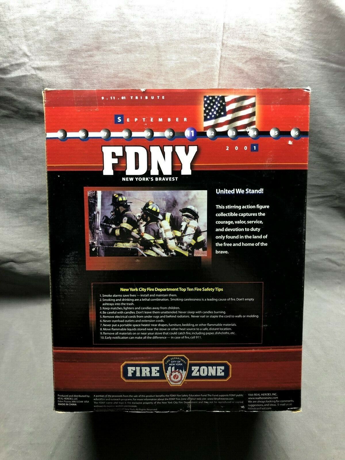 FDNY Firefighter 9/11 Tribute New York’s Bravest Collectible Action Figures