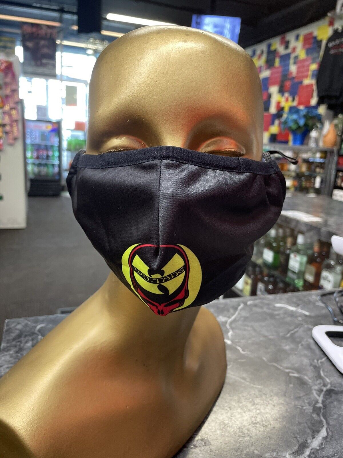 WU-TANG YELLOW BLACK RED RAP HIP HOP MASK Washable Custom 