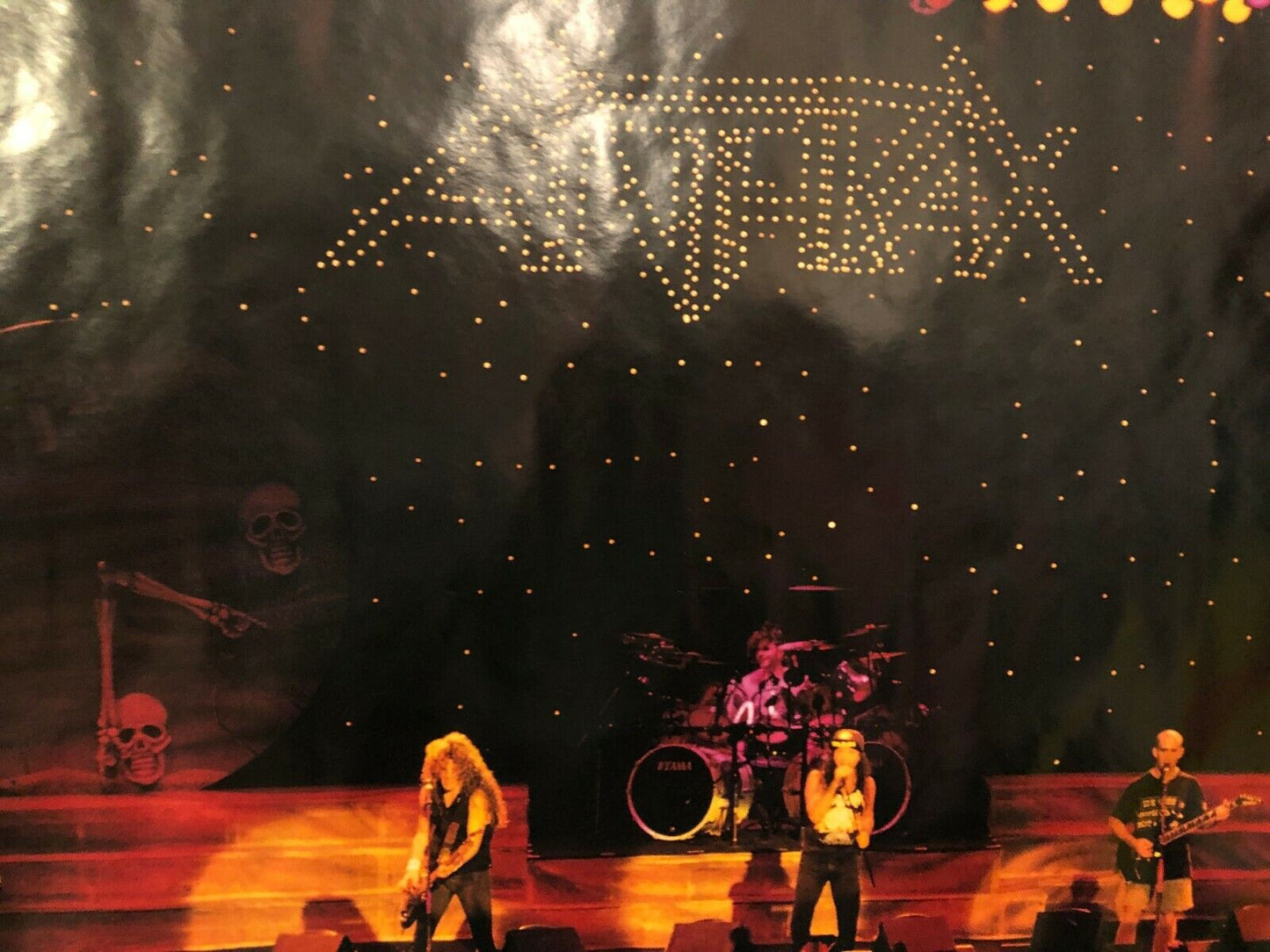 Anthrax 22x35 Persistence Of Time Music Poster 1990 Live On Stage