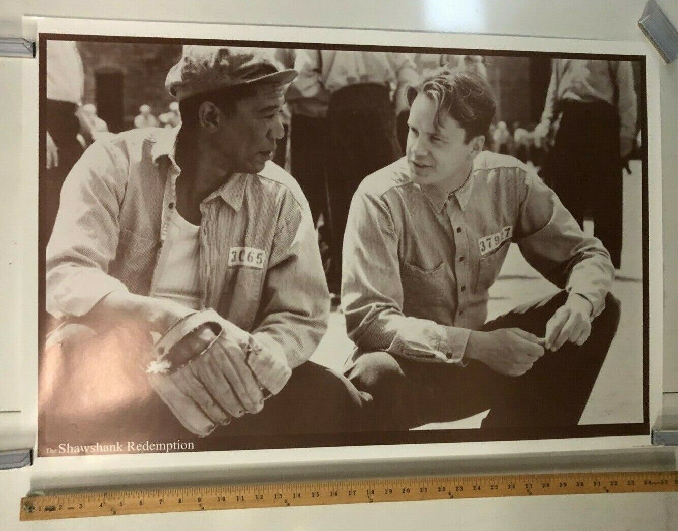 "The Shawshank Redemption" Movie Scene Poster Classic Drama Morgan Freeman