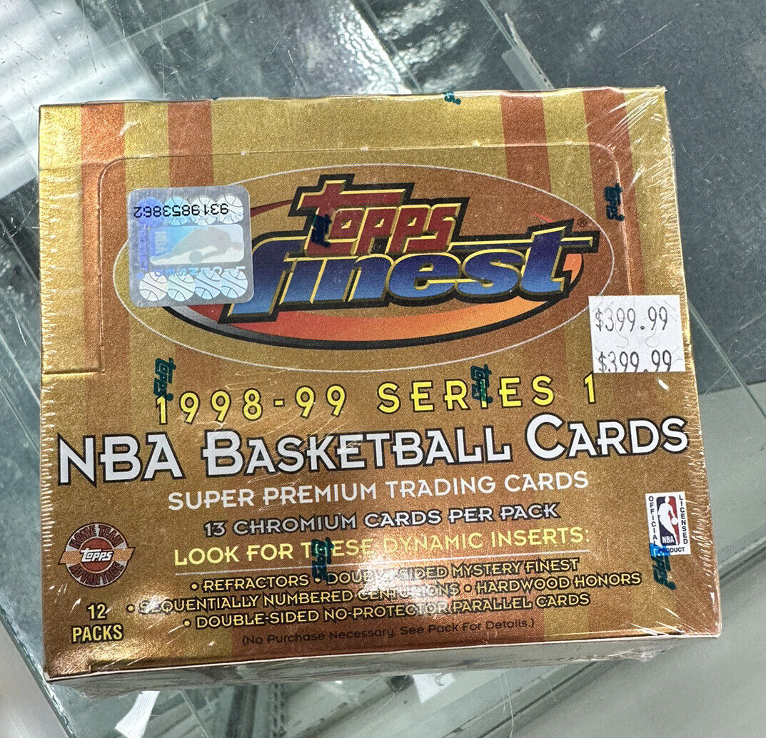 1998/99 Topps Finest Series 1 Basketball Jumbo Box REFRACTORS SEALED HTF RARE