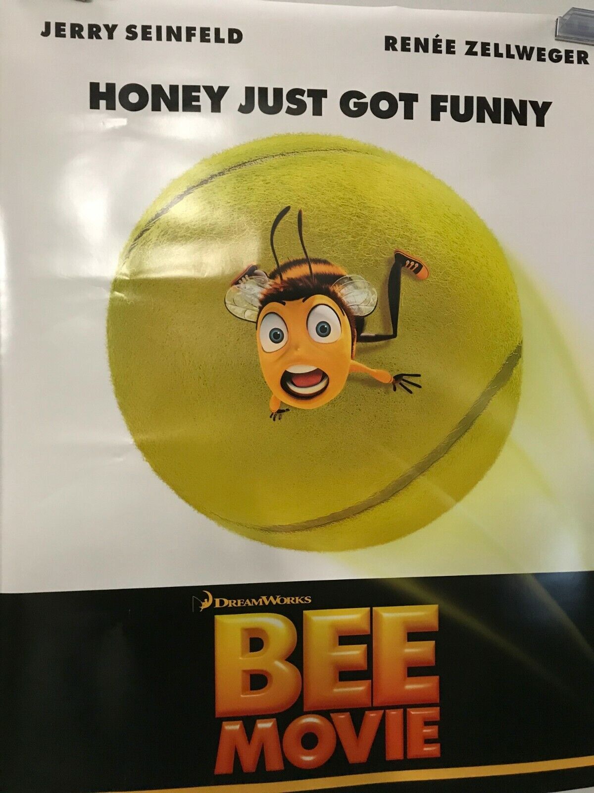 Bee Movie Poster Original 2007 27x40 Jerry Seinfeld Cult Classic Iconic Film NOS