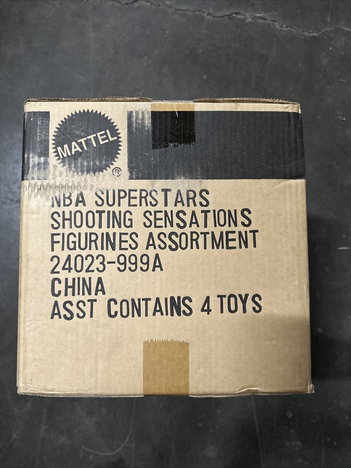 Factory Sealed Case 4 NBA Superstars Shooting Sensations Mattel Kobe Bryant RARE