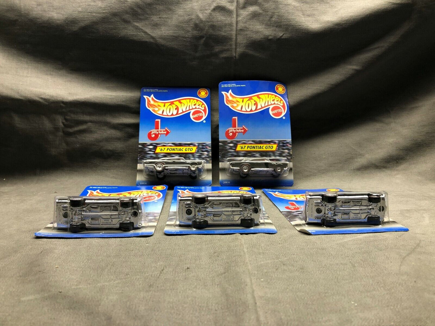 1 or 5x HOT WHEELS ‘67 PONTIAC GTO RR TIRES  JIFFY EDITION NIP MINT