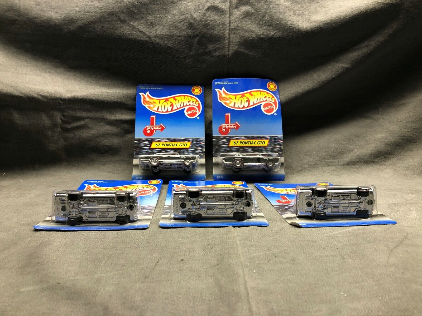 1 or 5x HOT WHEELS ‘67 PONTIAC GTO RR TIRES  JIFFY EDITION NIP MINT