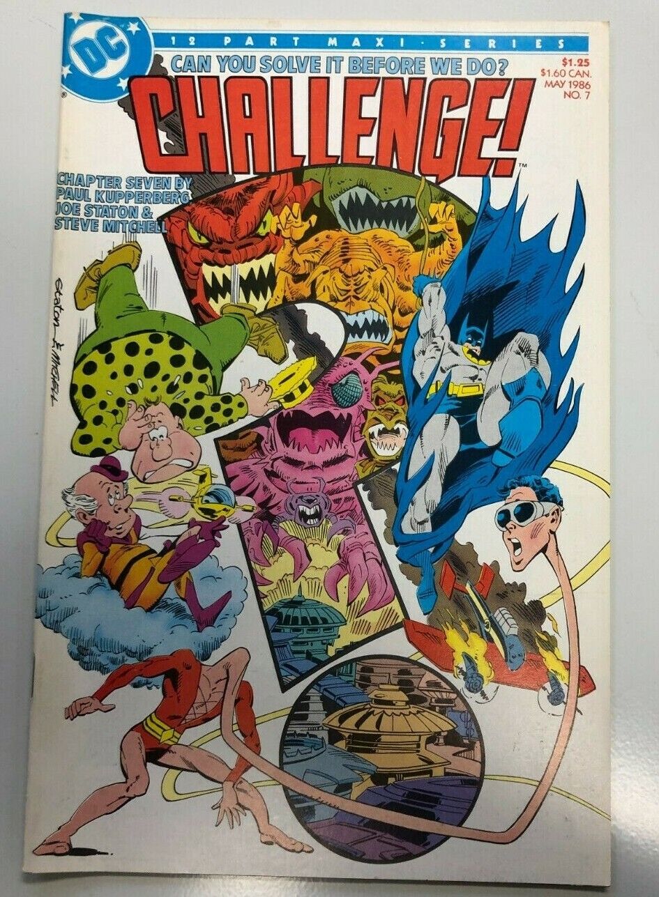 COMIC BOOK DC Comics Can You Solve It Before We Do Challenge 1986 #7 Maxi Series