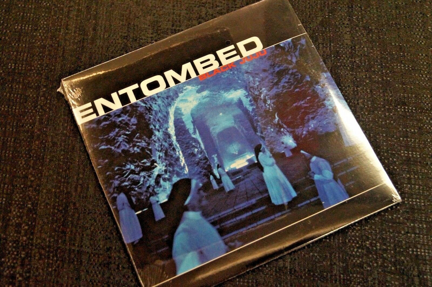 ENTOMBED - "Black Juju" SEALED 10" Grey Marbled MANS RUIN MR-099 Frank Kozik