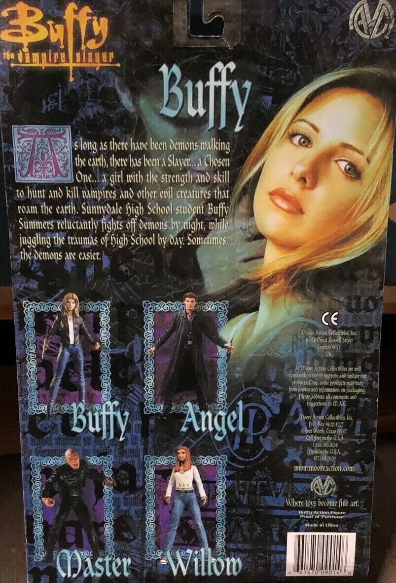 BUFFY THE VAMPIRE SLAYER ACTION FIGURE Leather Jkt Moore Collectibles 2000 1225