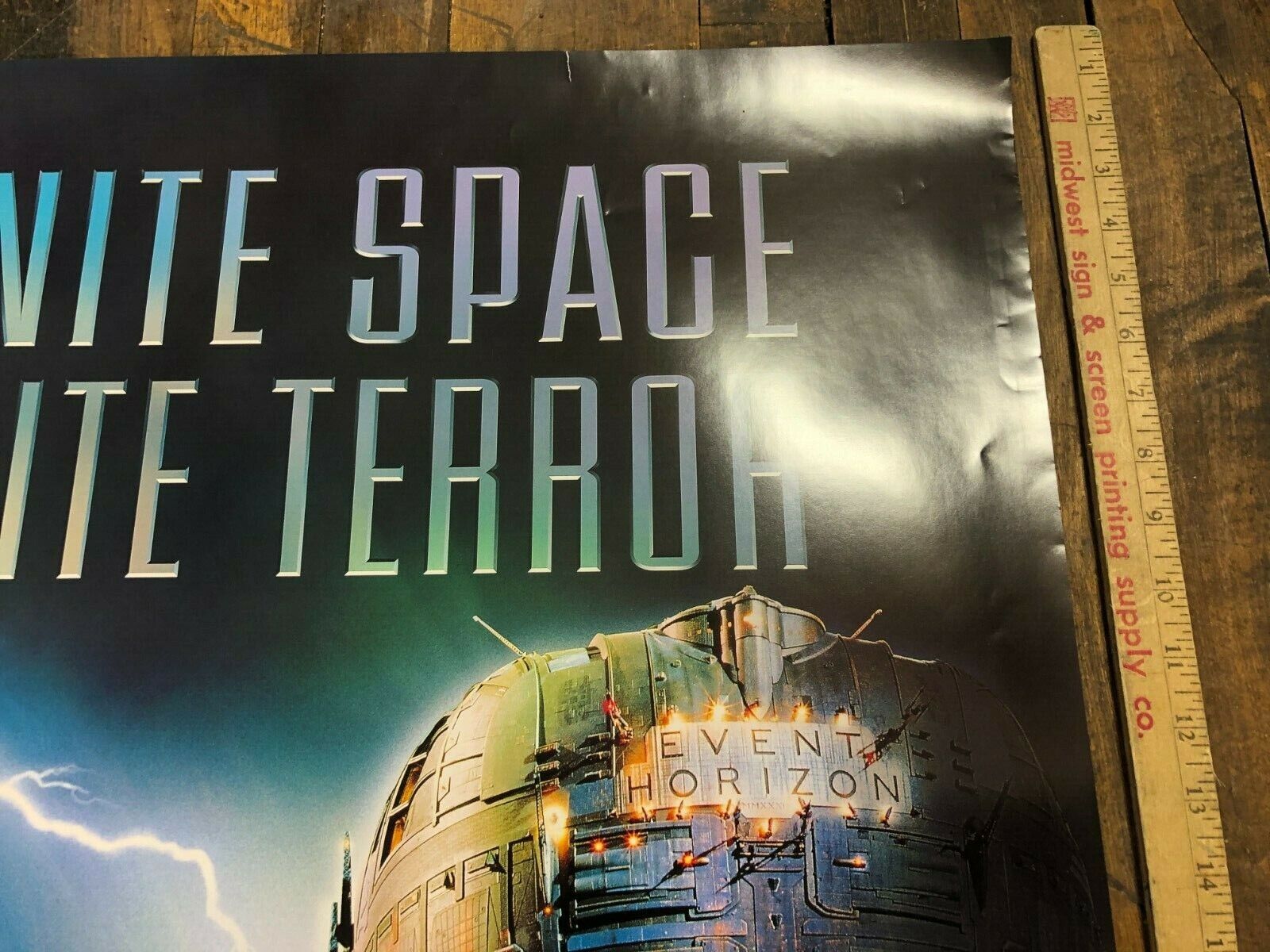 Event Horizon (Paramount, 1997). One Sheet (27" X 41") D/S Poster Classic Sci Fi