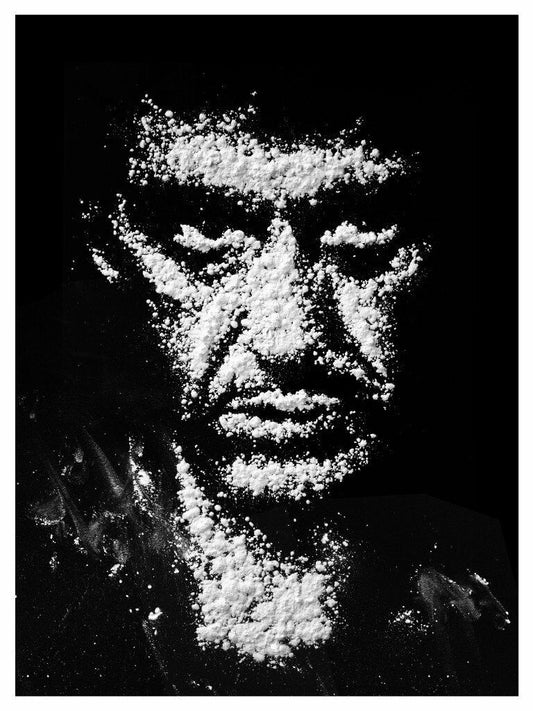 Alan Hynes Scarface Coke Face Signed Numbered /100 Print Mondo Spoke Art Poster 