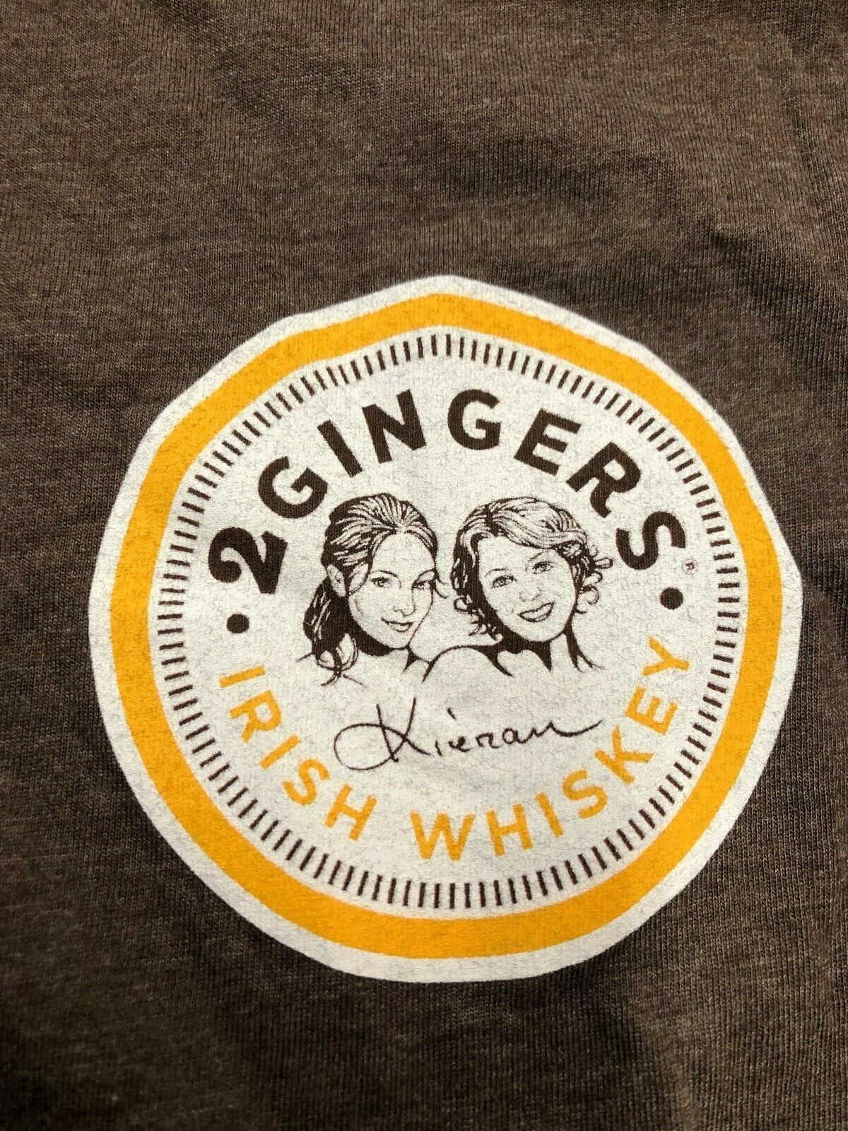 Alcohol T Shirt - 2 Gingers Next Level XXL Brown Irish Whiskey Kieran Folliard