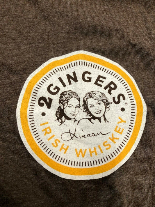 Alcohol T Shirt - 2 Gingers Next Level XXL Brown Irish Whiskey Kieran Folliard