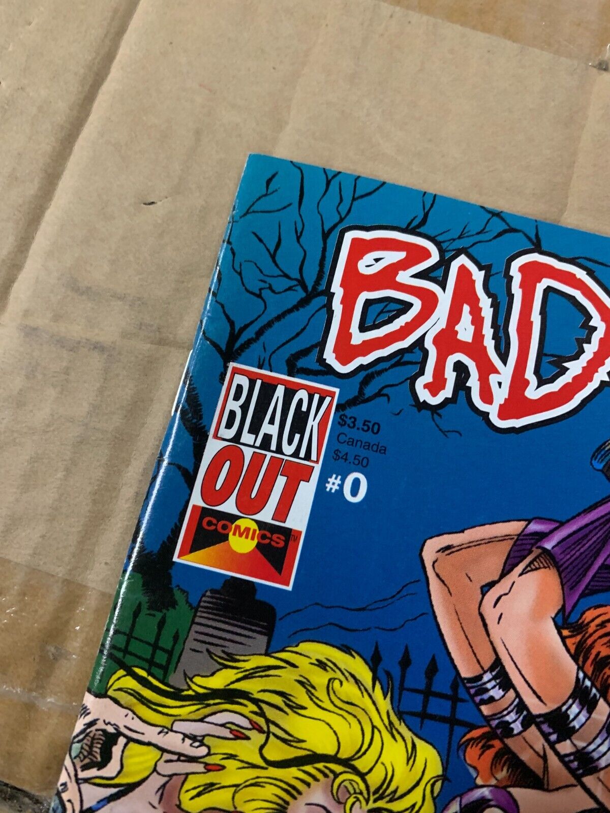 Blackout Comics "Bad Girls Of Blackout" #0 (1995) SIGNED Guy Dorian Sci Fi