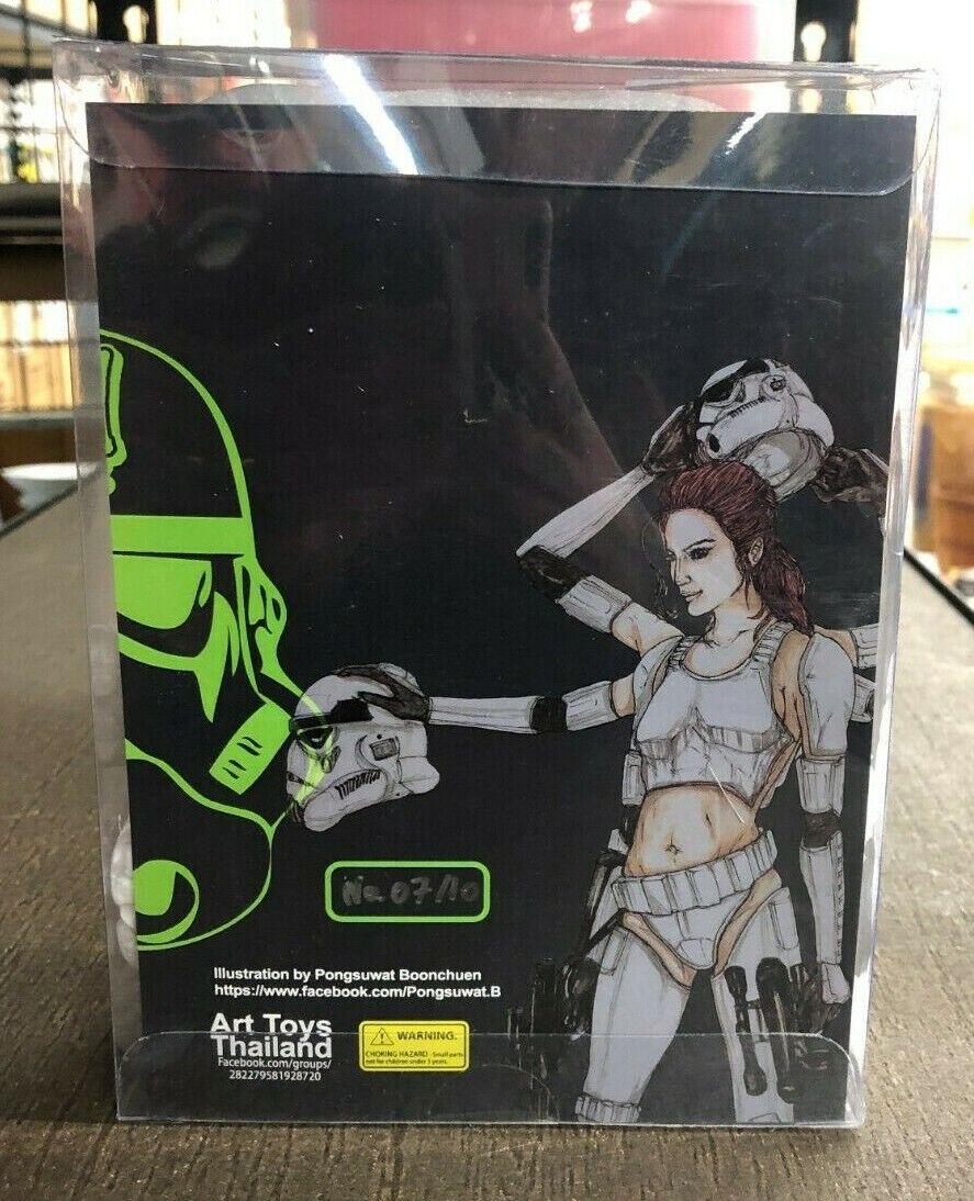 Art Toys Thailand Pongsuwat Boonchuen 7/10 Numbered Star Wars NIB Iconic Asia