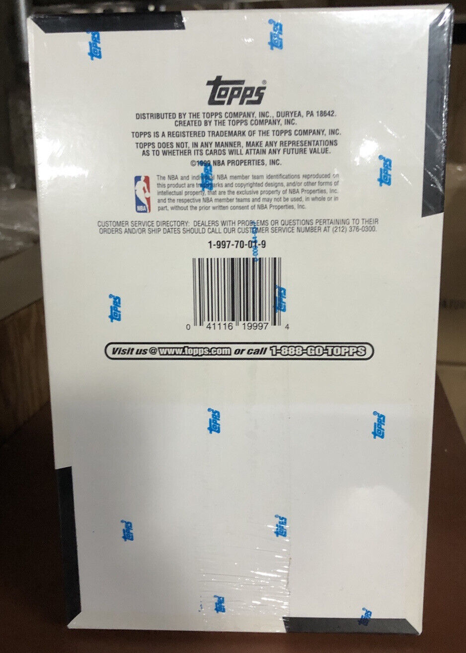 1999-00 Topps NBA Basketball Series 1 HOBBY BOX.  Pull a Jordan or Kobe RARE 