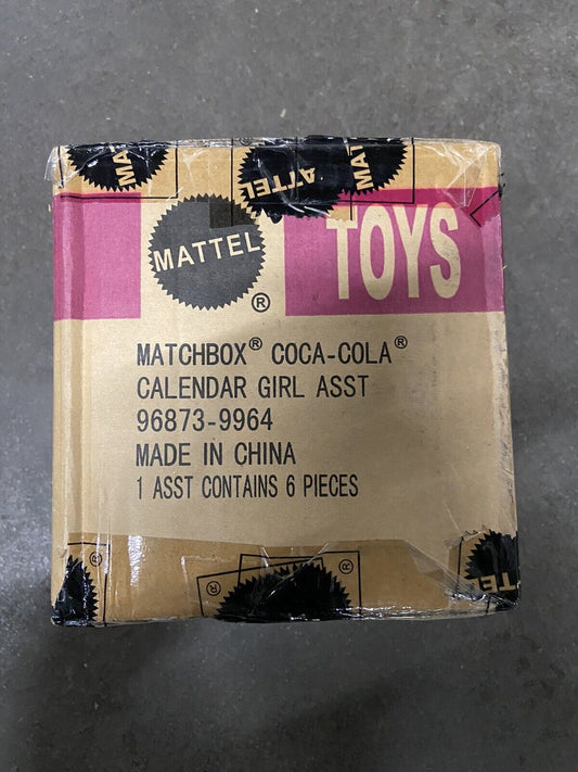 FACTORY CASE OF 6 Matchbox Coca-Cola Semi Truck Calendar Girls Die Cast 96873