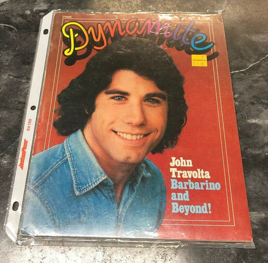  Dynamite Magazine 1977 Featuring John Travolta