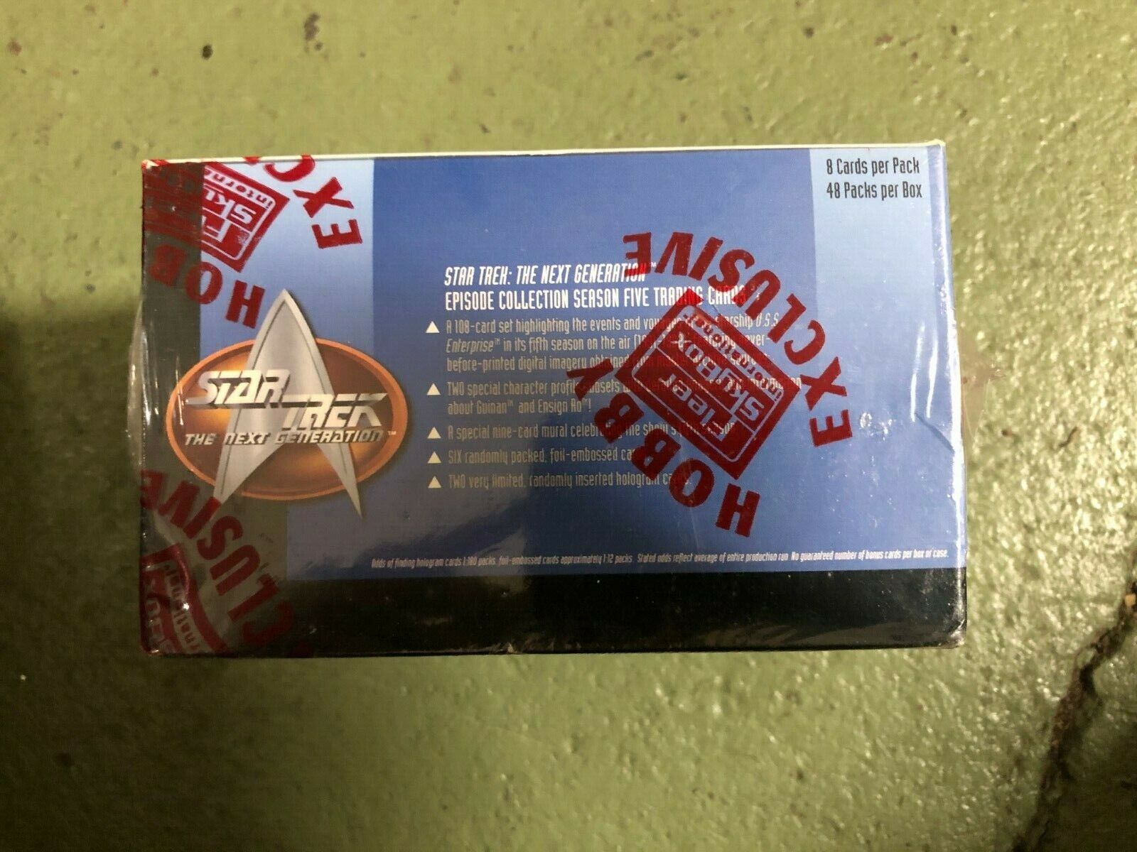 Factory Sealed SkyBox Fleer Star Trek Next Generation Season 5 Hobby Box 1996