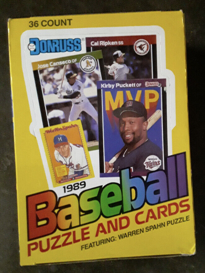 1989 Donruss Baseball Wax Box NEW Fresh Ken Griffey Jr., Randy Johnson, RARE 