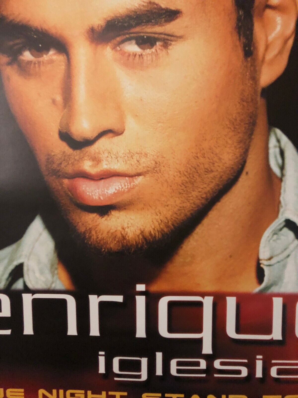 Enrique Iglesias One Night Stand Tour Poster In Munchen @ Philharmonie Germany 