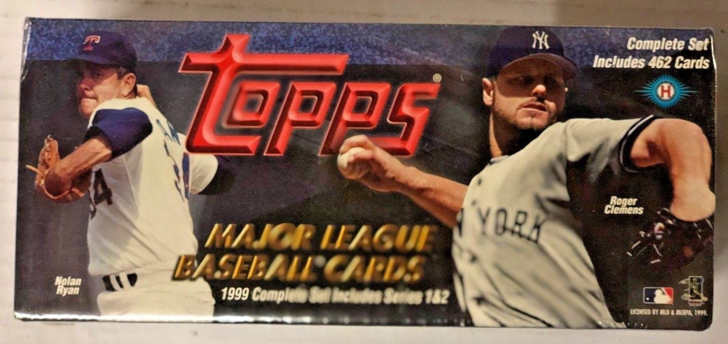 1999 Topps Factory Sealed Baseball Hobby Set 462 Cards Series 1 & 2 Derek Jeter